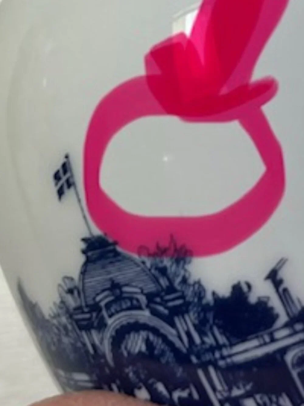 Lise Porcelain bud vase Tivoli Denmark